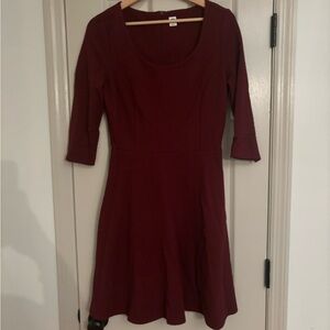 Red Long Sleeve Dress